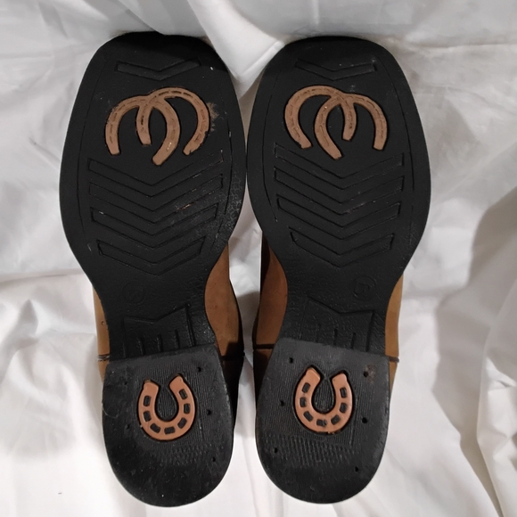 Caballo Dorado Women's Brown Embroidered Cowboy Boots - Picture 9 of 12